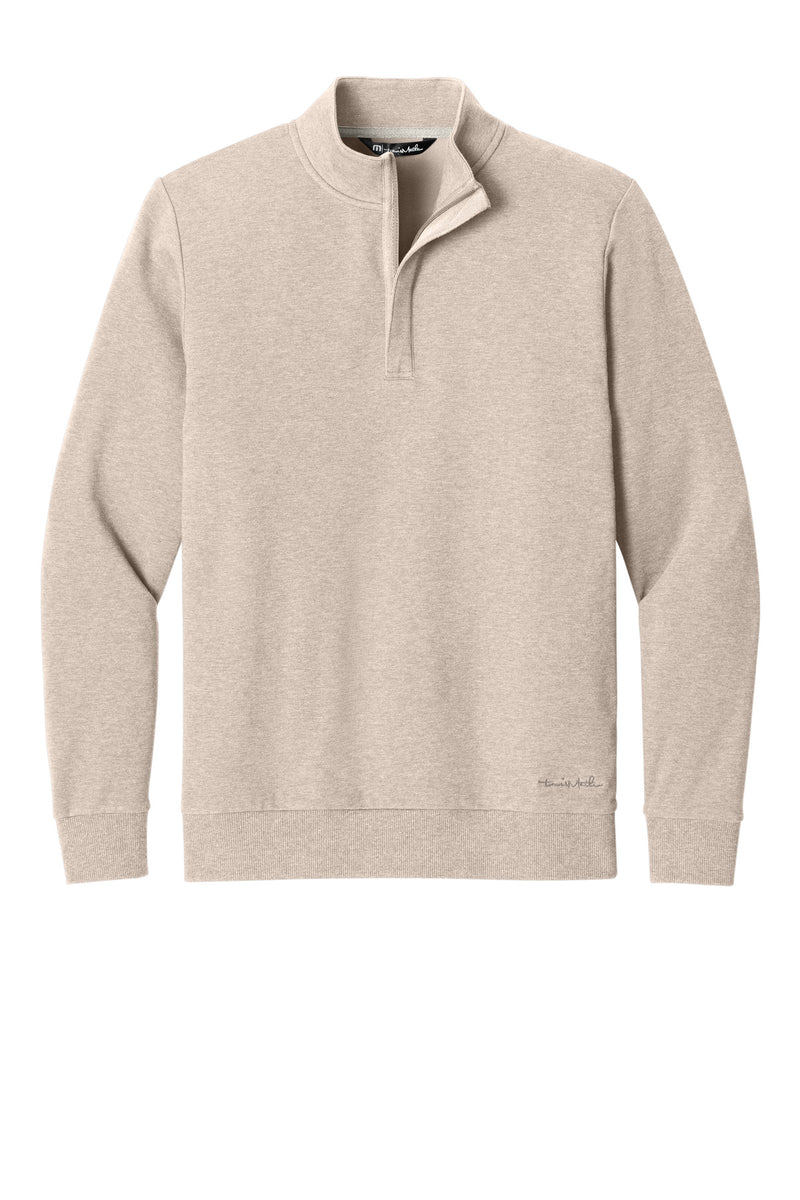 TravisMathew Ocean Villa 1/4-Zip - Natural Heather