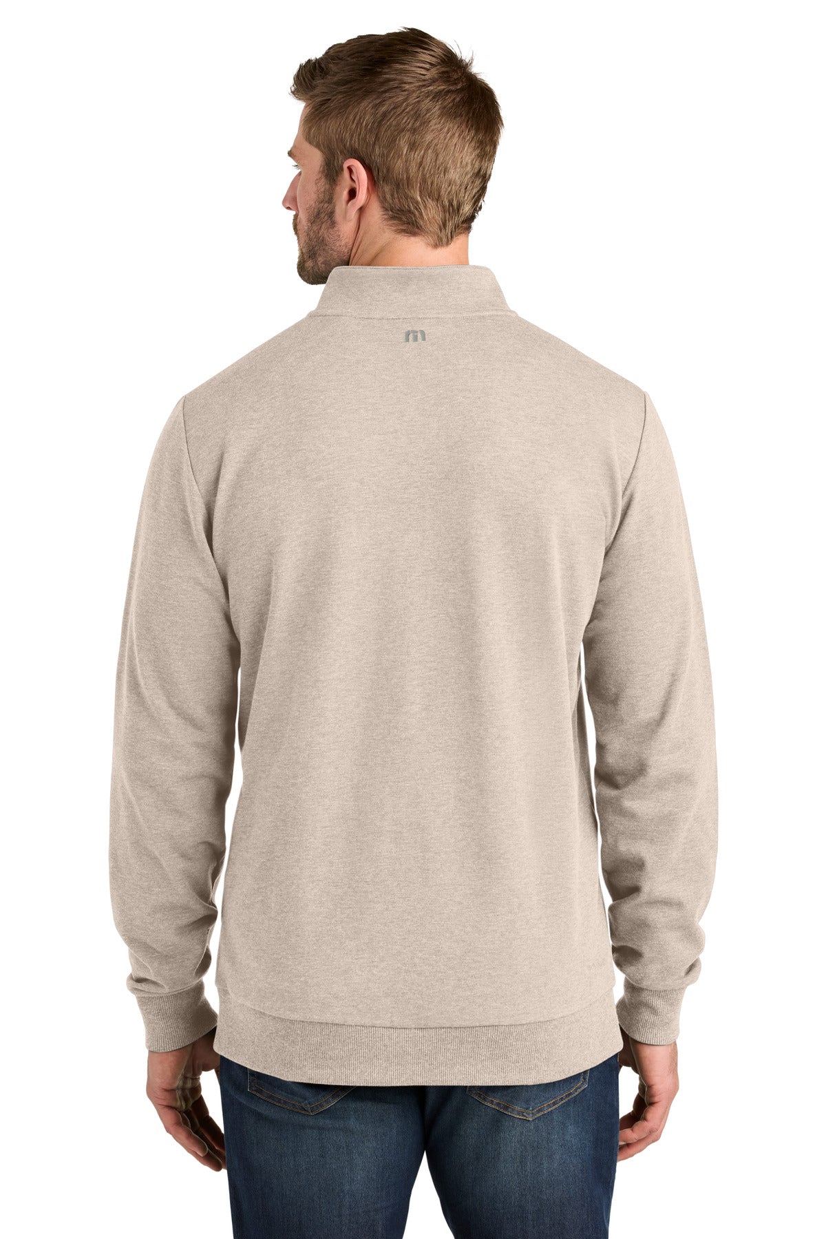 TravisMathew Ocean Villa 1/4-Zip - Natural Heather