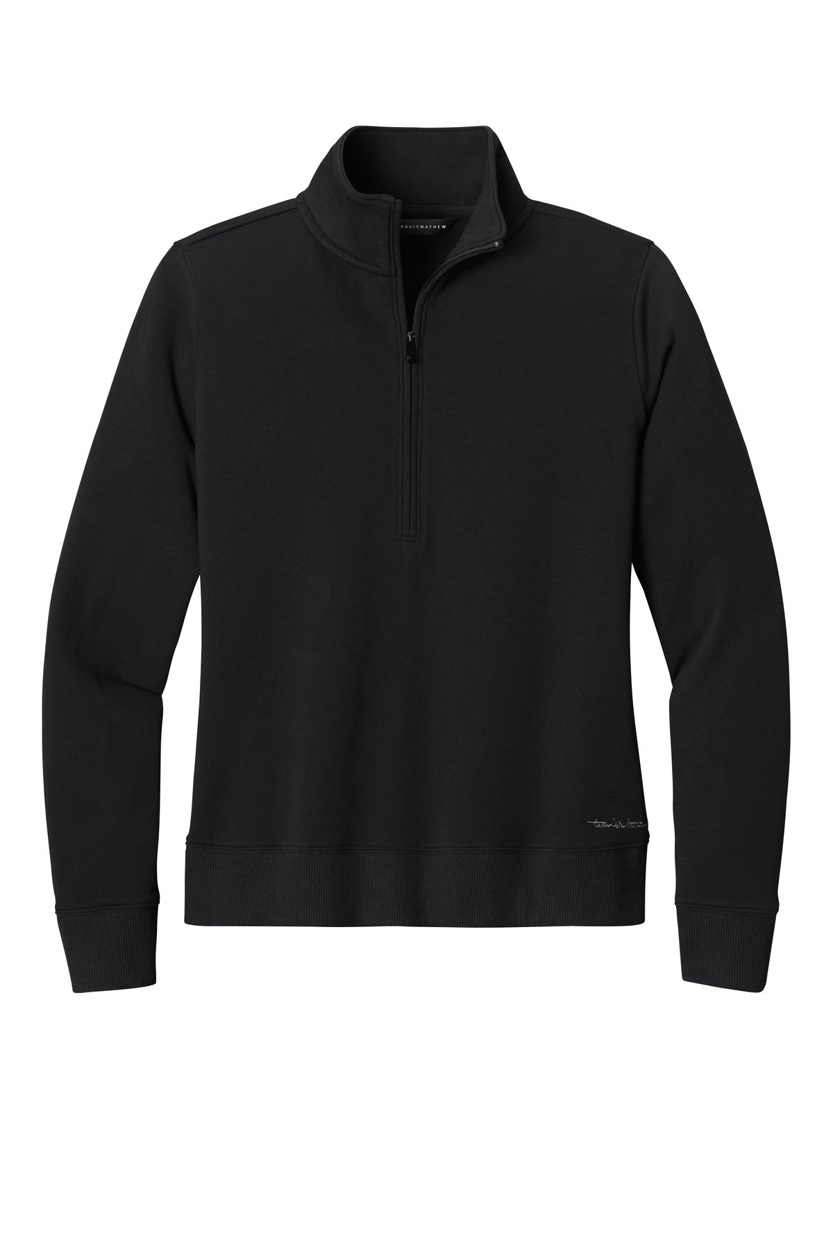 TravisMathew Women's Ocean Villa 1/4-Zip - Black