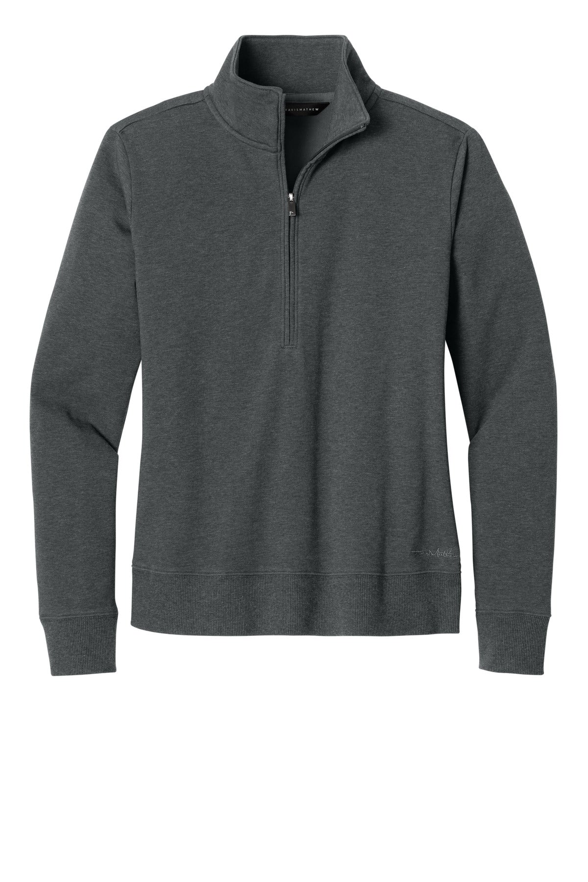 TravisMathew Women's Ocean Villa 1/4-Zip - Dark Grey Heather