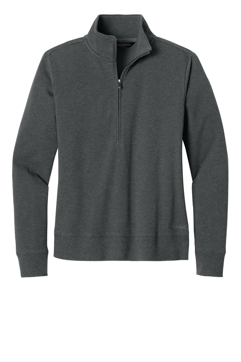 TravisMathew Women's Ocean Villa 1/4-Zip - Dark Grey Heather