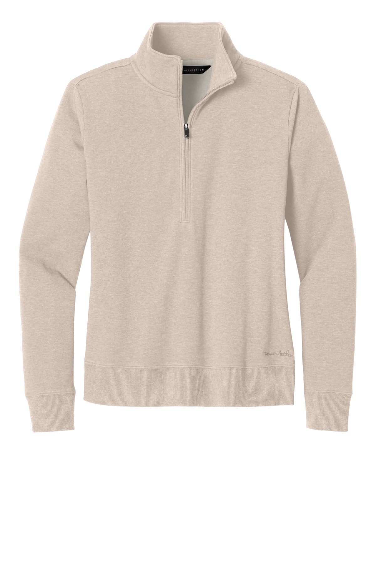 TravisMathew Women's Ocean Villa 1/4-Zip - Natural Heather