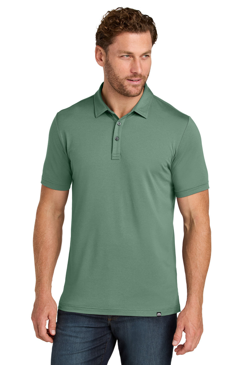 TravisMathew Glenview Solid Polo - Laurel Green