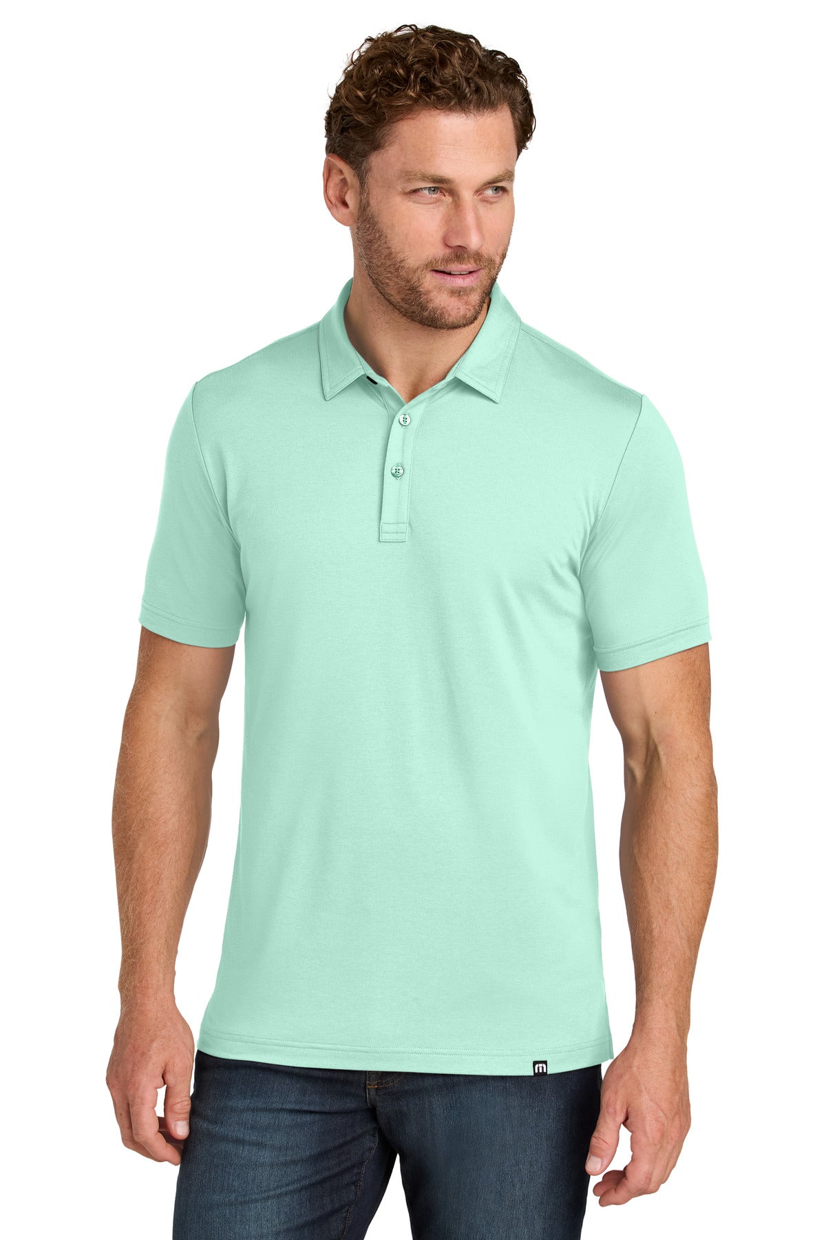 TravisMathew Glenview Solid Polo - Mint
