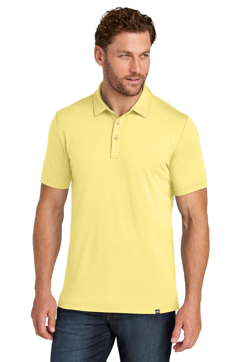 TravisMathew Glenview Solid Polo - Pale Yellow