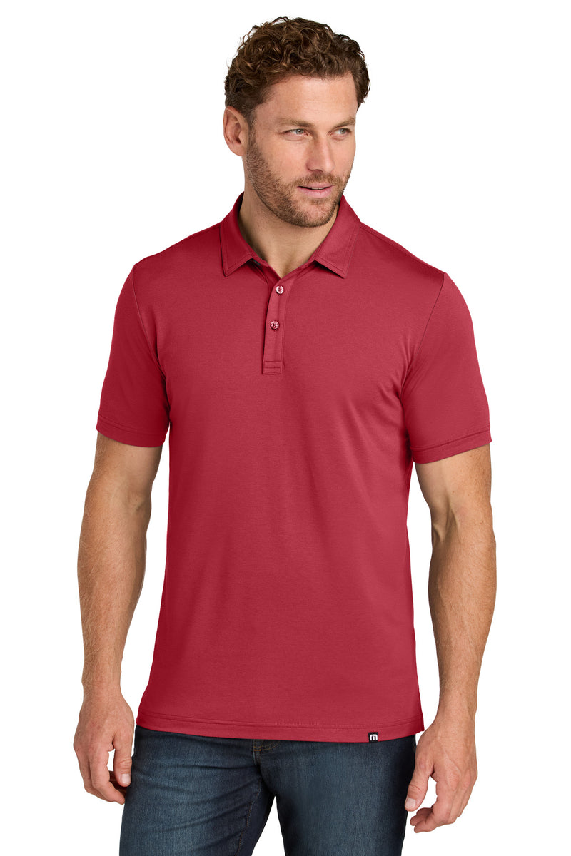 TravisMathew Glenview Solid Polo - Scooter Red