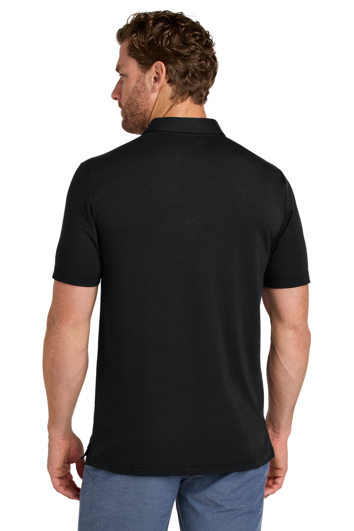 TravisMathew Glenview Stripe Polo - Black