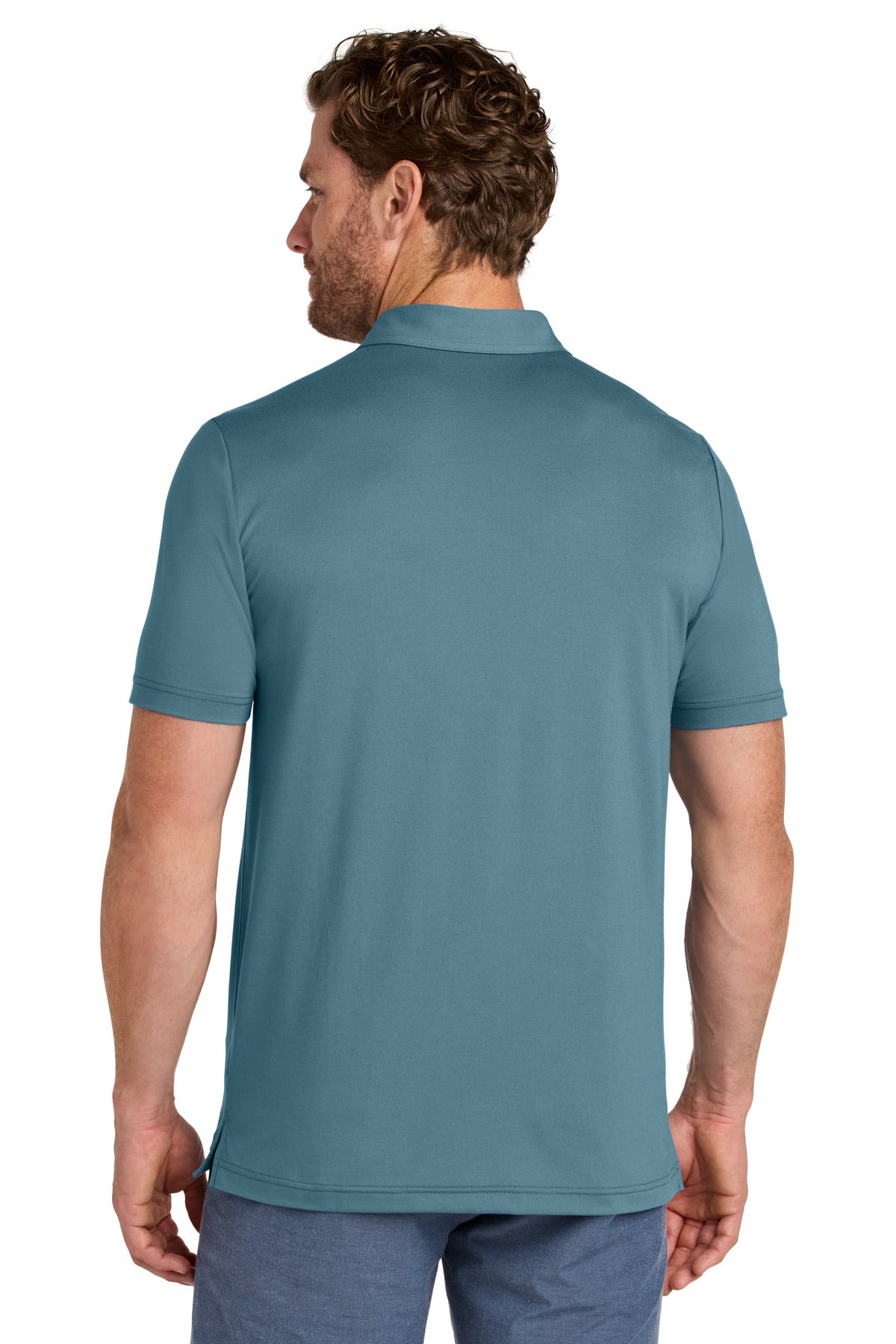 TravisMathew Glenview Stripe Polo - Stellar Blue