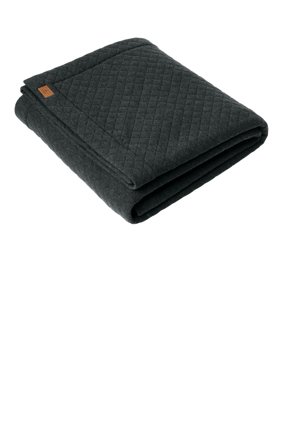 TravisMathew Diamond Quilt Blanket - Dark Grey Heather
