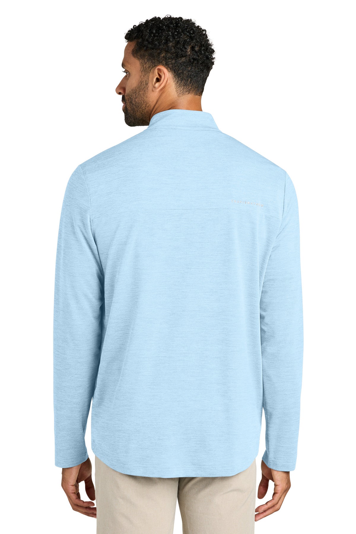 TravisMathew Onward 1/4-Zip - Airy Blue Heather