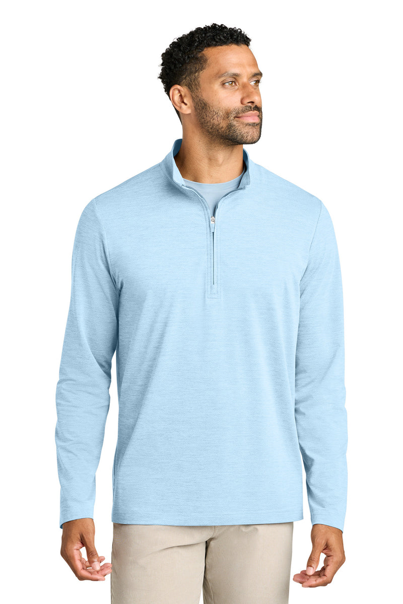 TravisMathew Onward 1/4-Zip - Airy Blue Heather
