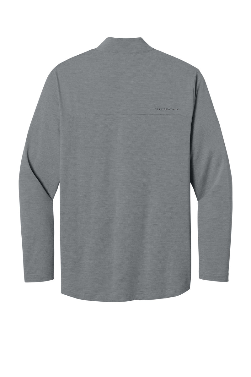 TravisMathew Onward 1/4-Zip - Quiet Shade Grey Heather