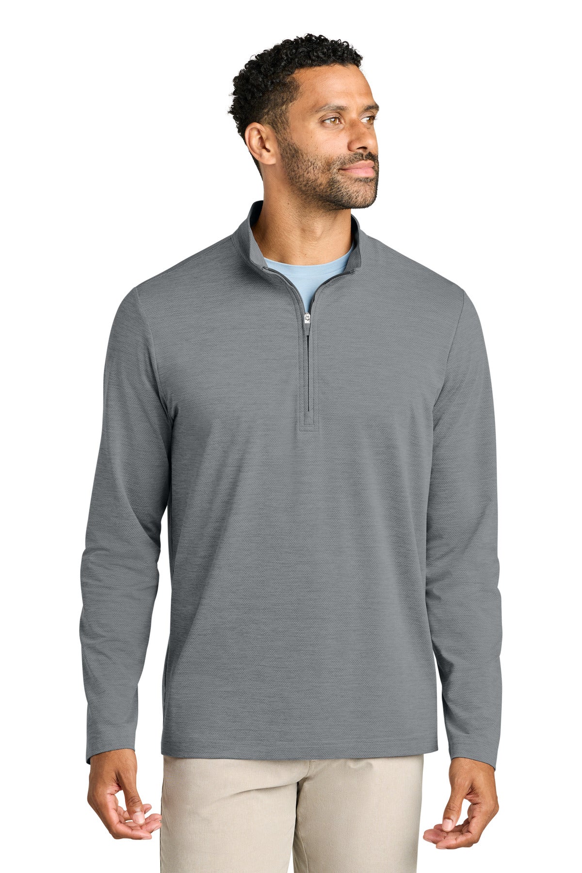 TravisMathew Onward 1/4-Zip - Quiet Shade Grey Heather