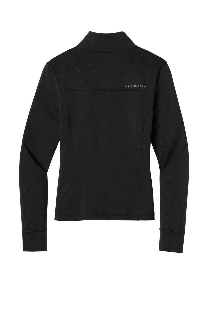 TravisMathew Women's Onward 1/2-Zip - Black