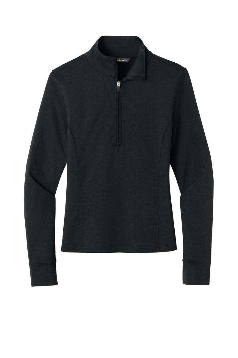 TravisMathew Women's Onward 1/2-Zip - Black