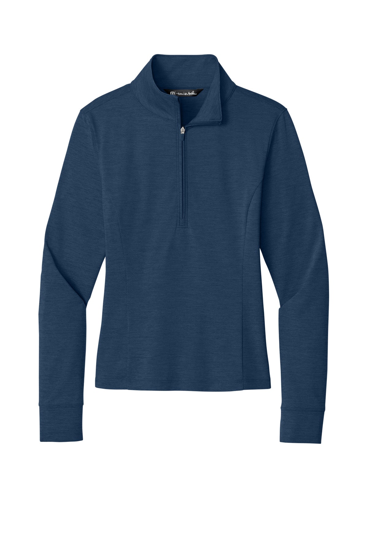 TravisMathew Women's Onward 1/2-Zip - Navy Heather