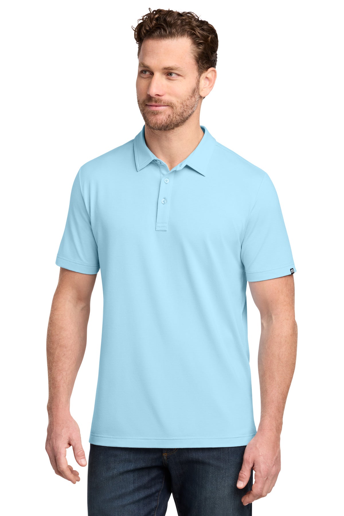 TravisMathew Crestview Polo - Dream Blue