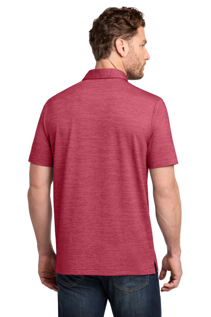 TravisMathew Crestview Polo - Scooter Red Heather