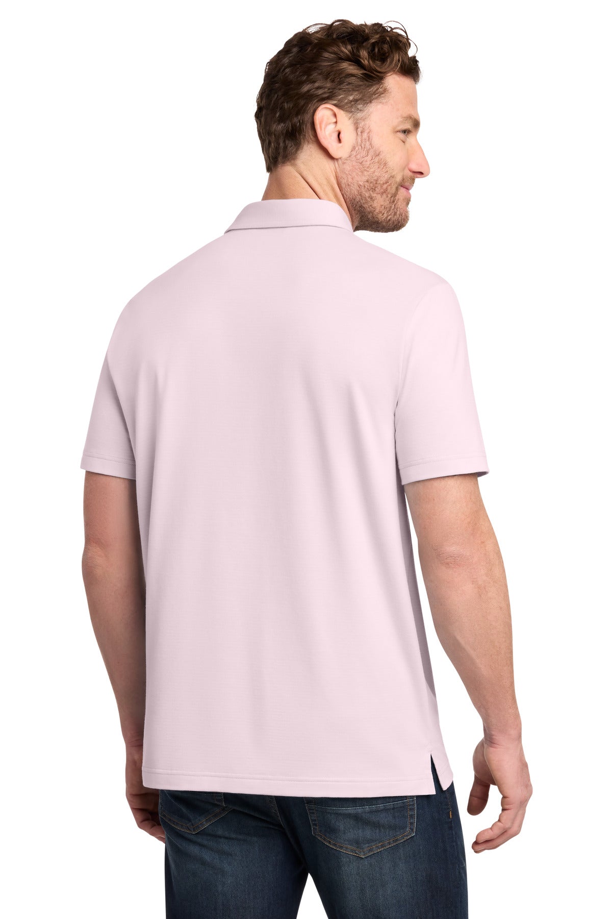 TravisMathew Crestview Polo - Stone Pink
