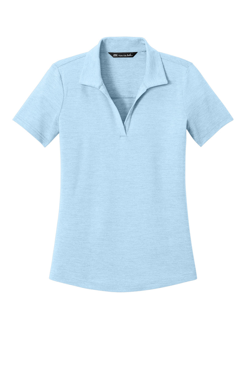 TravisMathew Women's Onward Polo - Airy Blue Heather