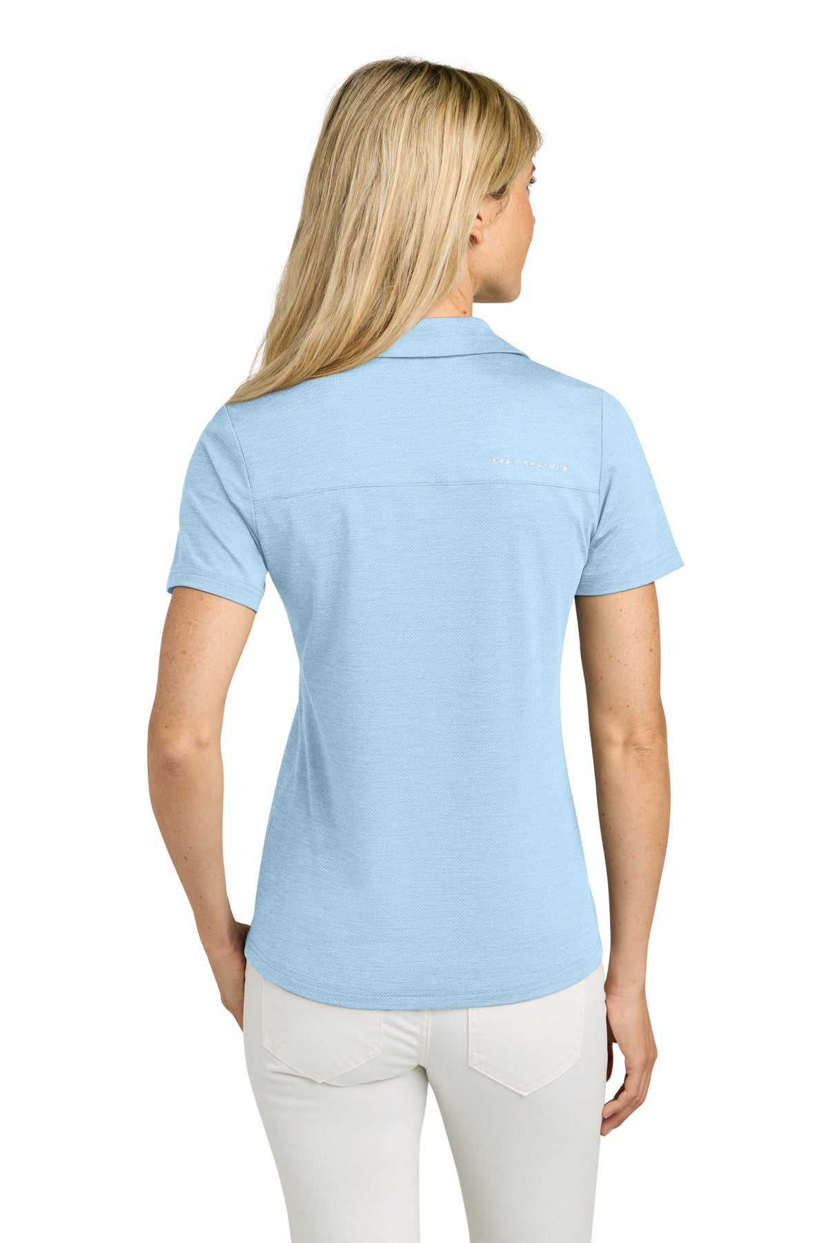 TravisMathew Women's Onward Polo - Airy Blue Heather
