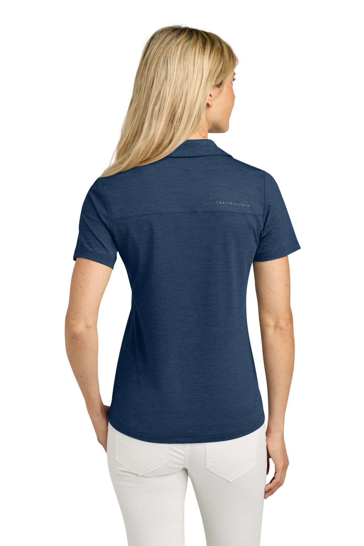 TravisMathew Women's Onward Polo - Navy Heather