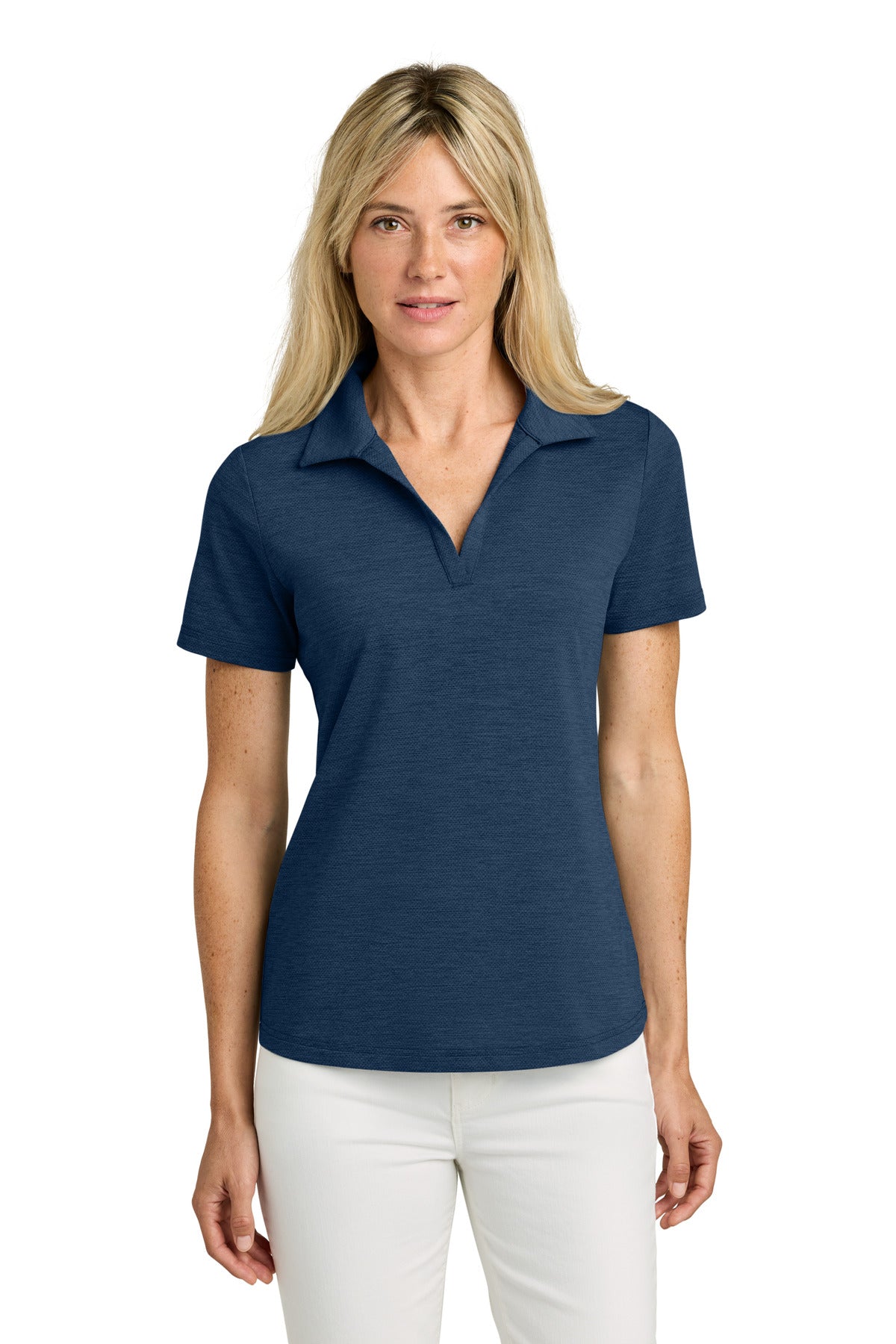TravisMathew Women's Onward Polo - Navy Heather
