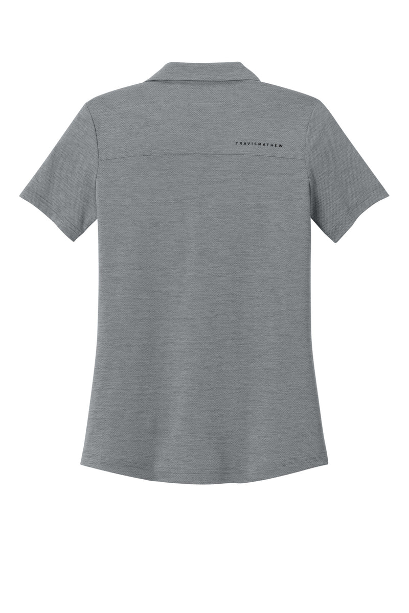 TravisMathew Women's Onward Polo - Quiet Shade Grey Heather
