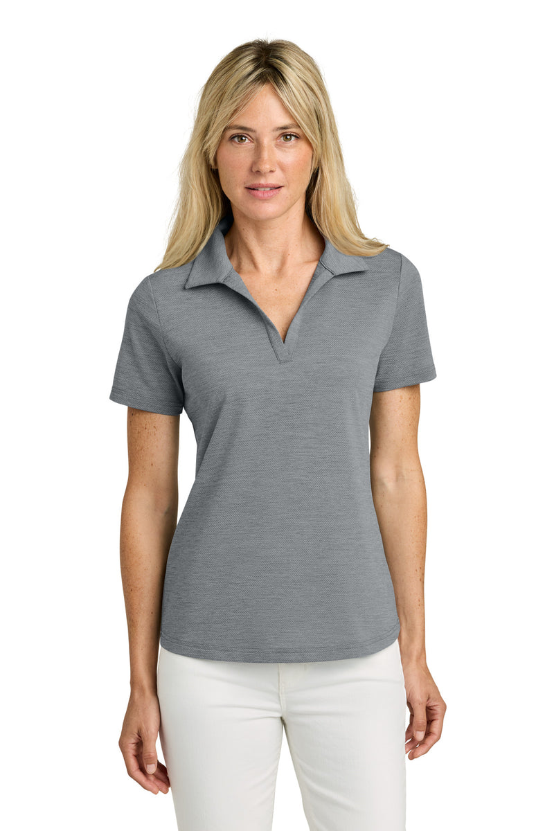 TravisMathew Women's Onward Polo - Quiet Shade Grey Heather