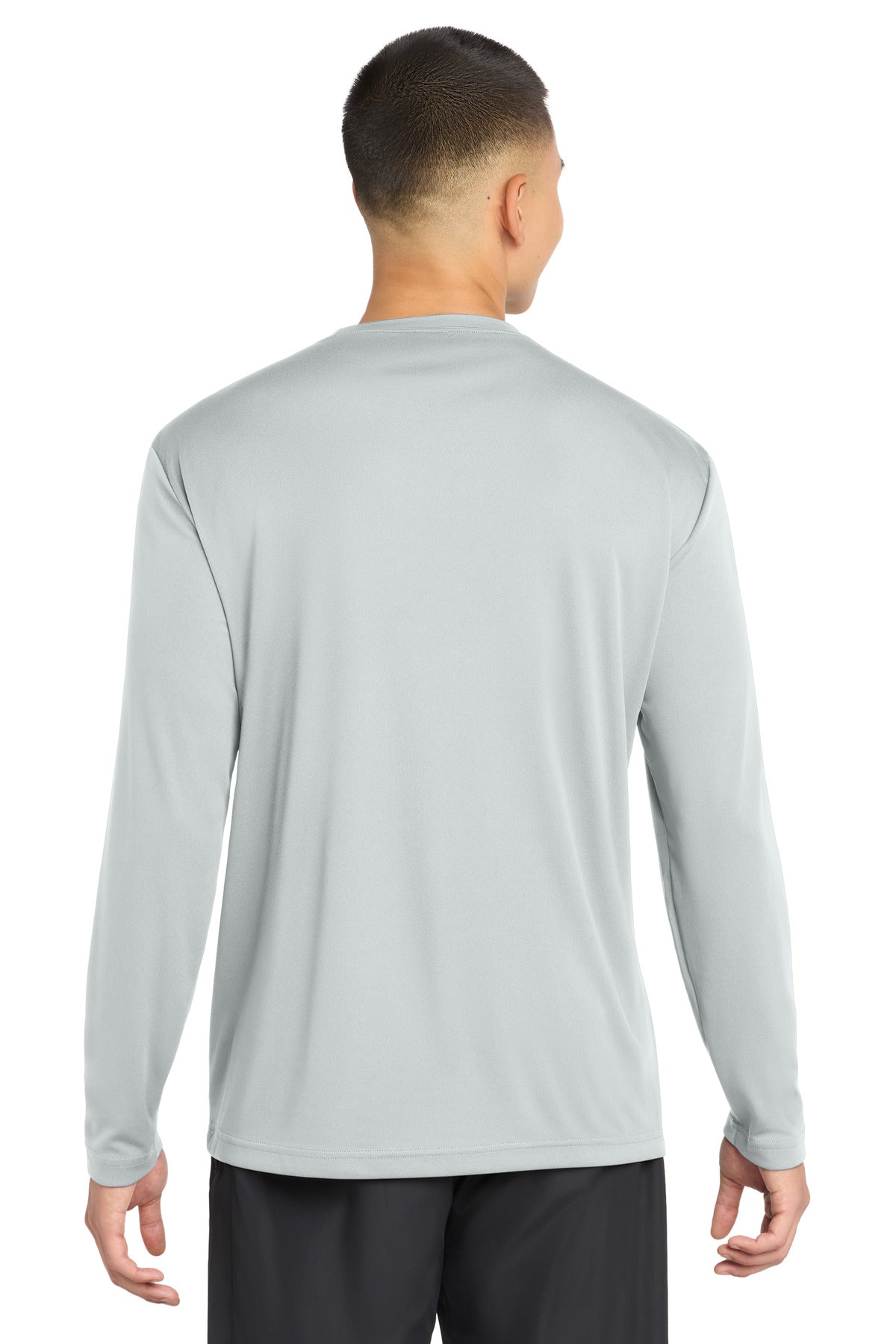 Sport-Tek Tall Long Sleeve PosiCharge Competitor Tee - Silver