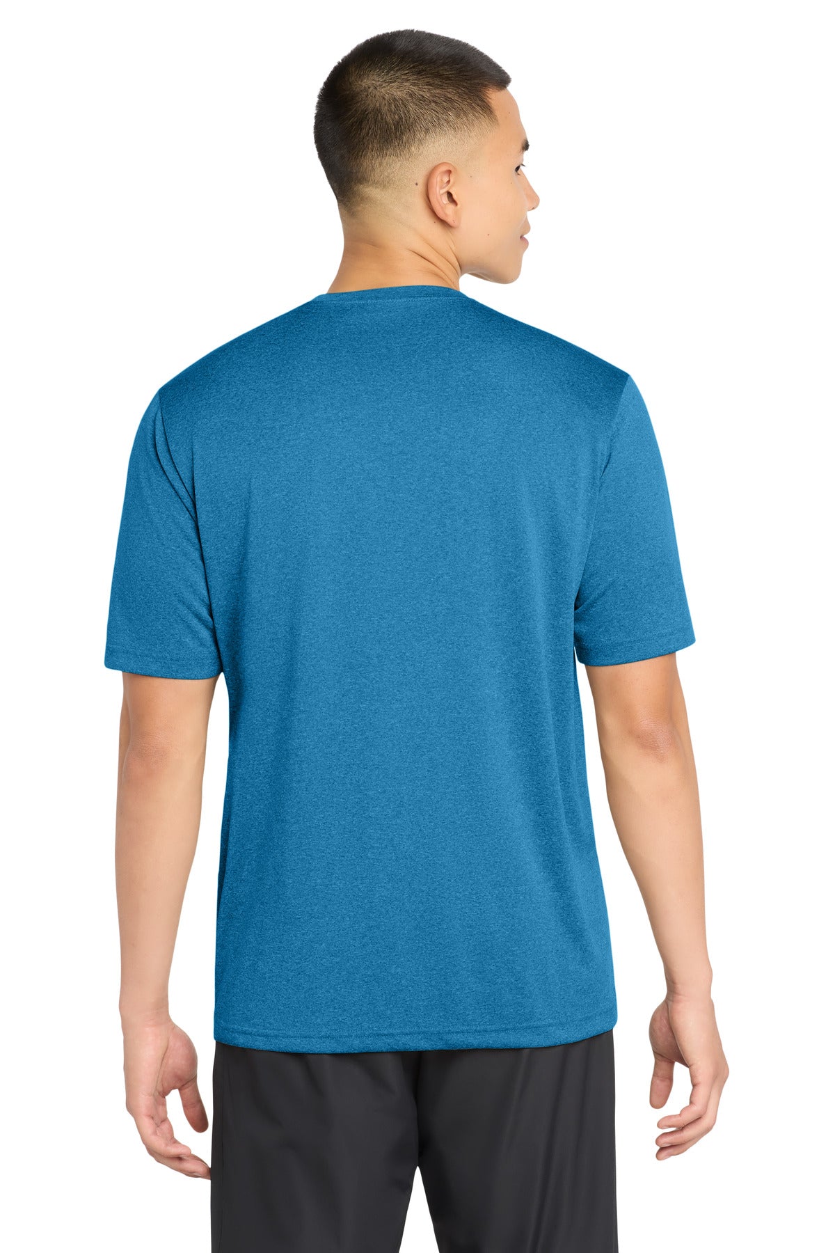 Sport-Tek Tall Heather Contender Tee - Blue Wake Heather
