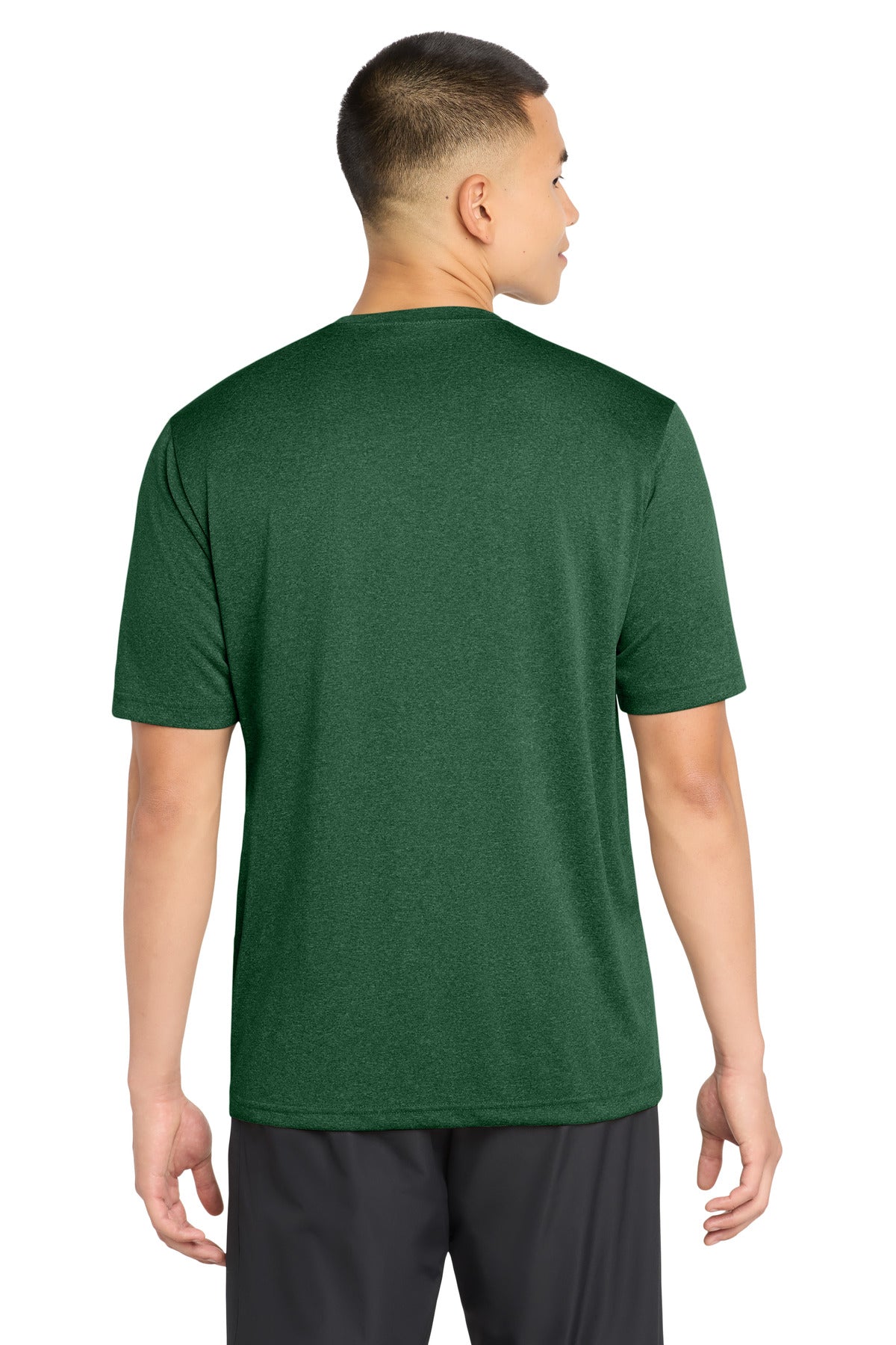 Sport-Tek Tall Heather Contender Tee - Forest Green Heather