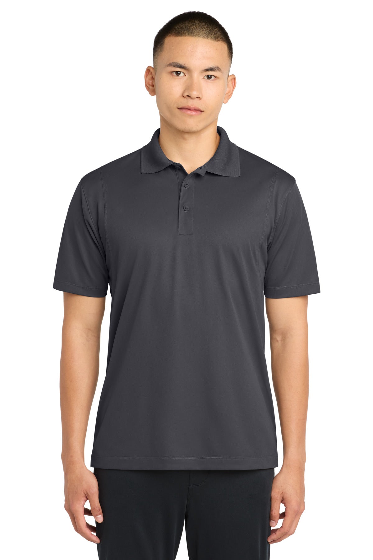 Sport-Tek Tall Micropique Sport-Wick Polo - Iron Grey