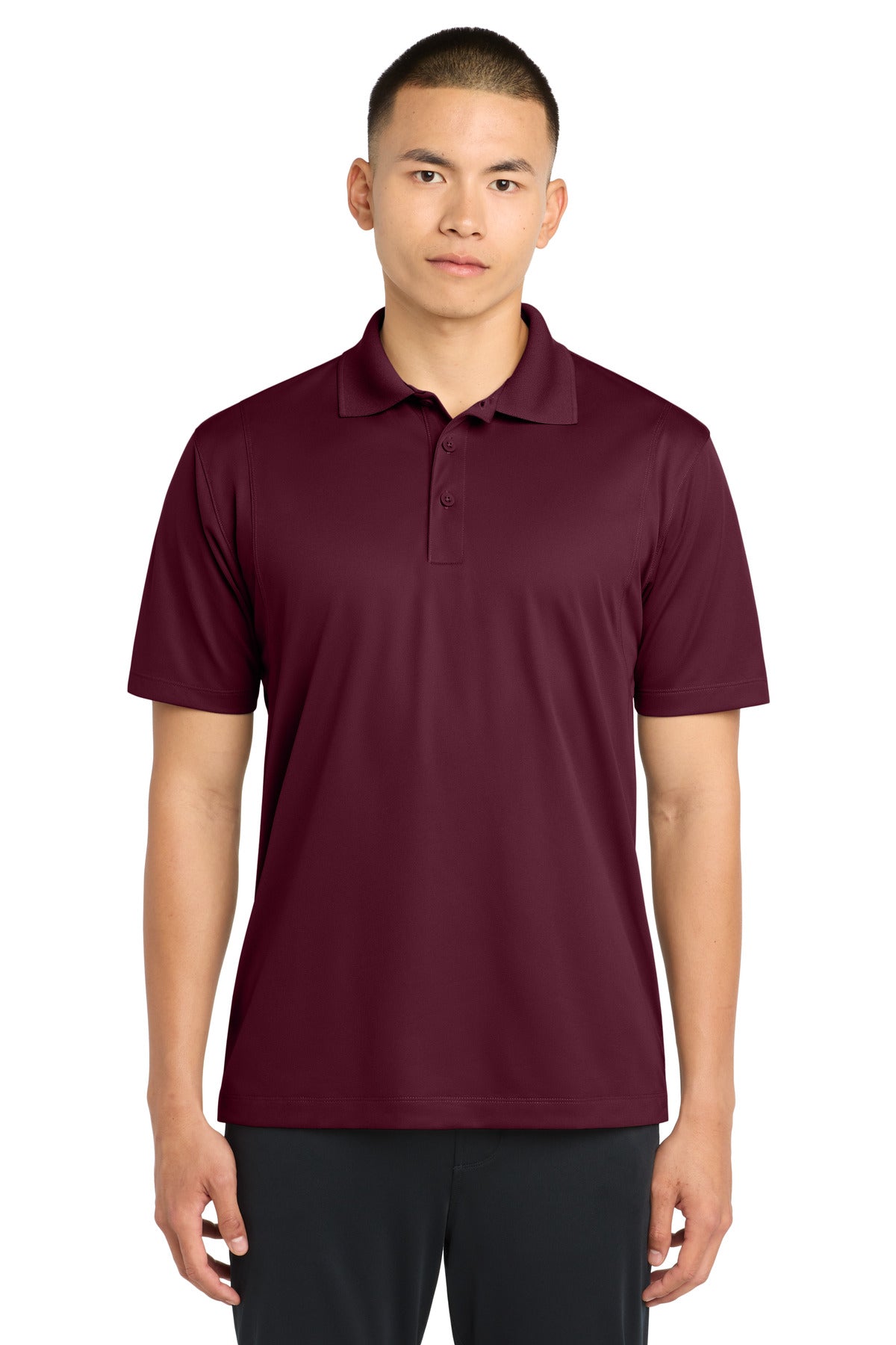 Sport-Tek Tall Micropique Sport-Wick Polo - Maroon