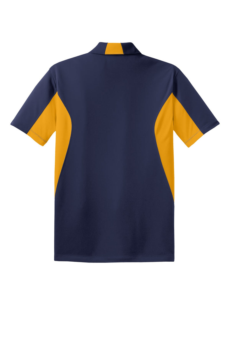 Sport-Tek Tall Side Blocked Micropique Sport-Wick Polo - True Navy/ Gold