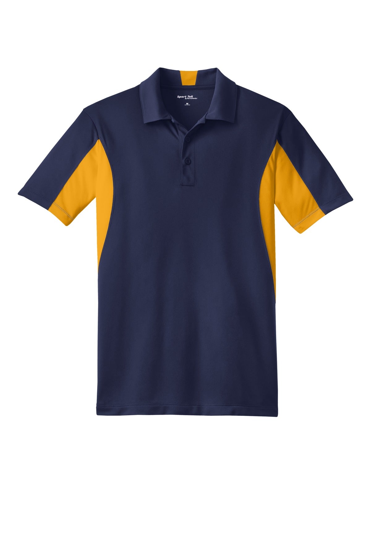 Sport-Tek Tall Side Blocked Micropique Sport-Wick Polo - True Navy/ Gold
