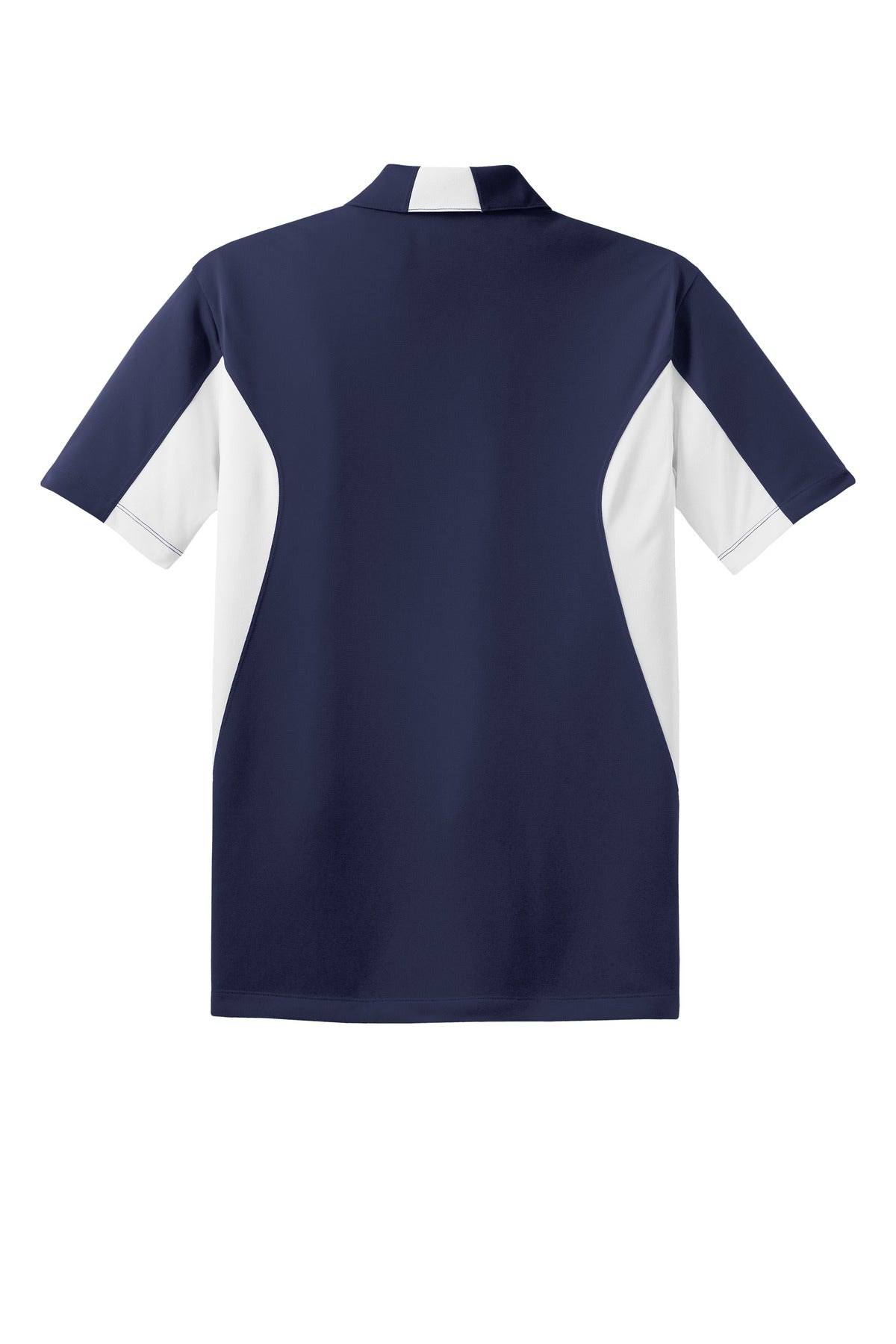 Sport-Tek Tall Side Blocked Micropique Sport-Wick Polo - True Navy/ White