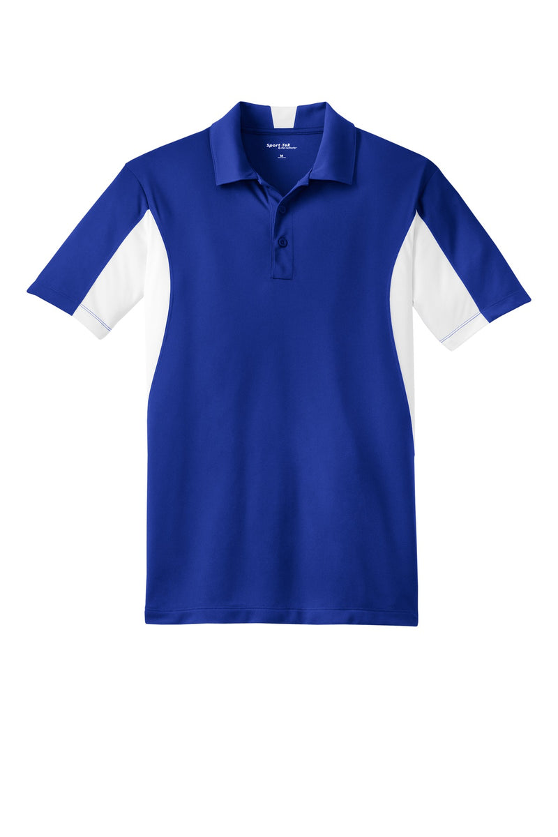 Sport-Tek Tall Side Blocked Micropique Sport-Wick Polo - True Royal/ White