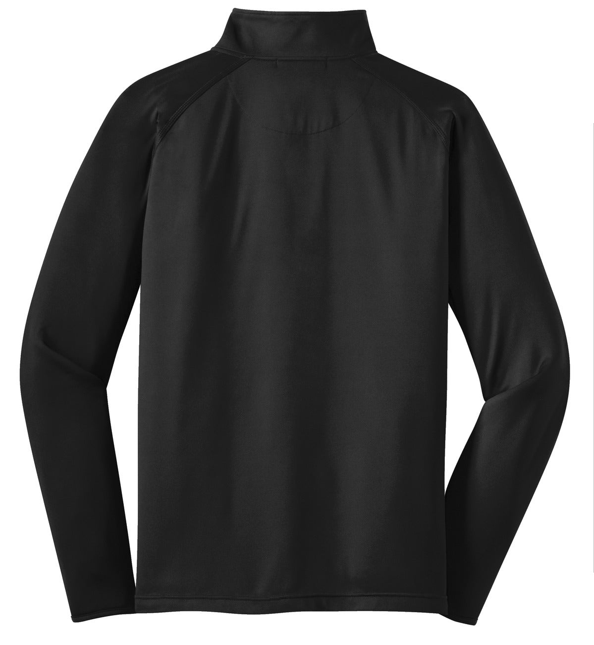 Sport-Tek Tall Sport-Wick Stretch 1/4-Zip Pullover - Black