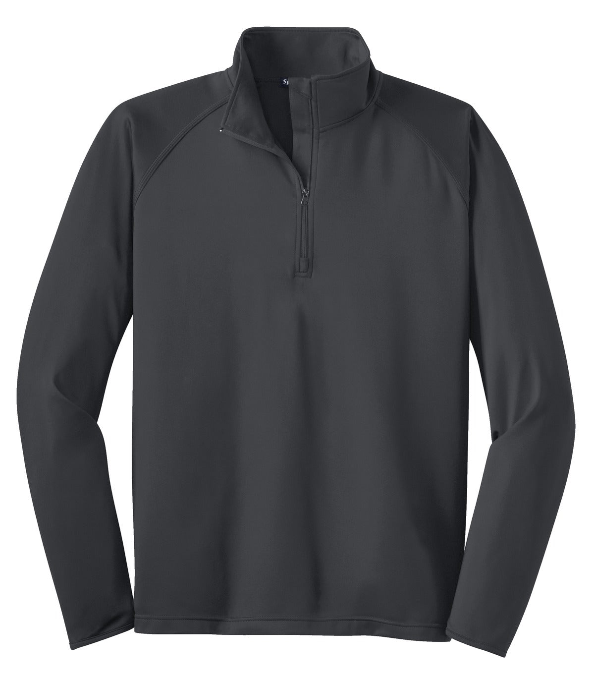 Sport-Tek Tall Sport-Wick Stretch 1/4-Zip Pullover - Charcoal Grey
