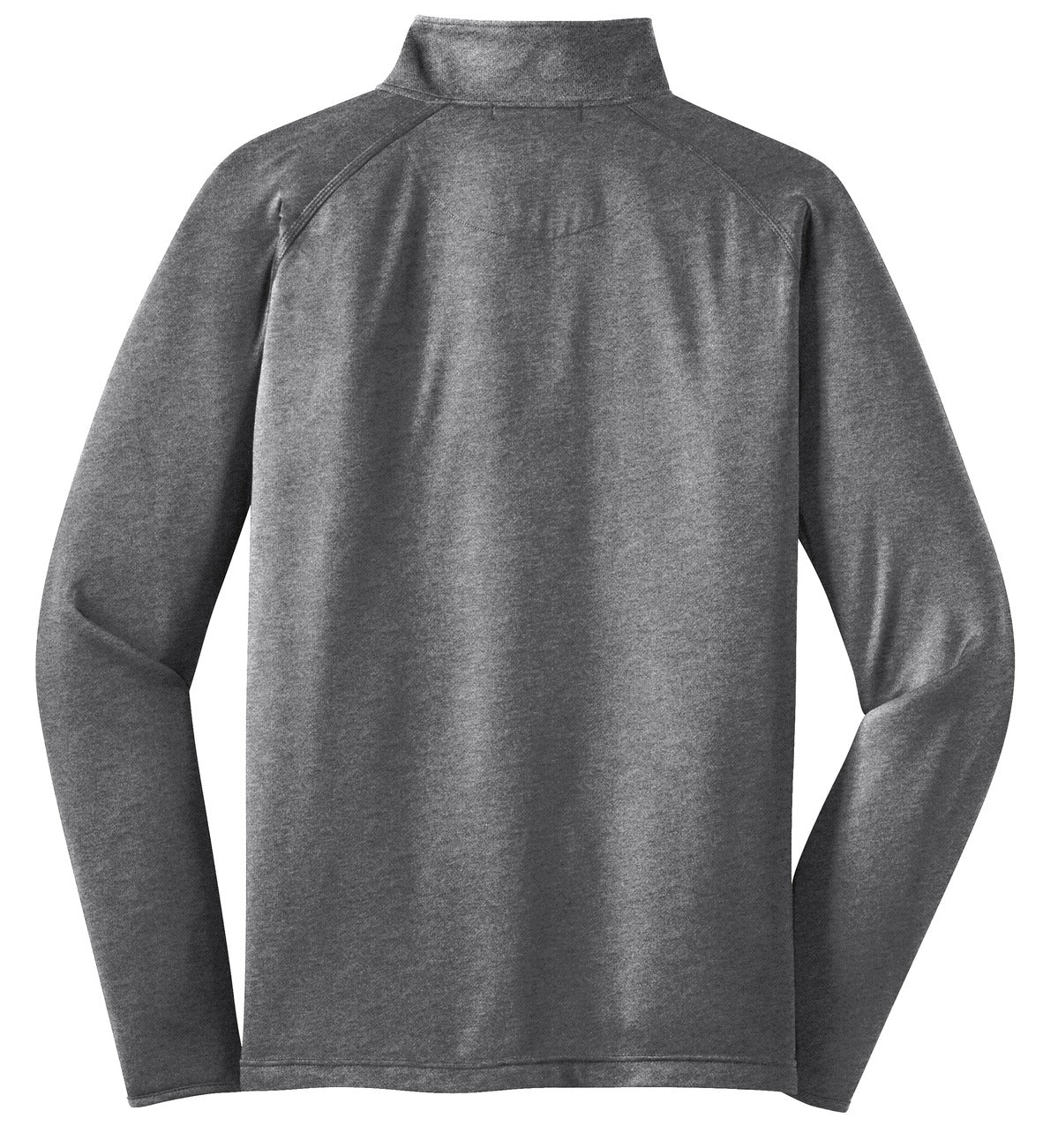 Sport-Tek Tall Sport-Wick Stretch 1/4-Zip Pullover - Charcoal Grey Heather