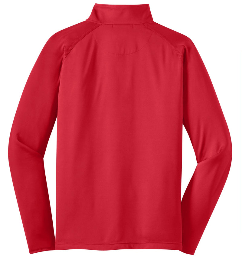Sport-Tek Tall Sport-Wick Stretch 1/4-Zip Pullover - True Red