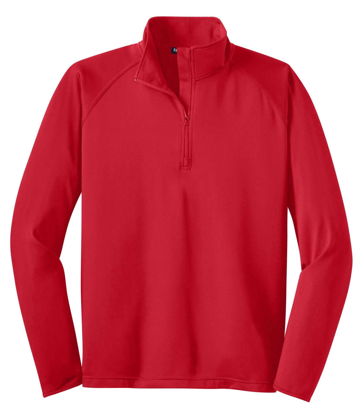 Sport-Tek Tall Sport-Wick Stretch 1/4-Zip Pullover - True Red