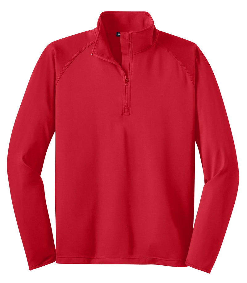 Sport-Tek Tall Sport-Wick Stretch 1/4-Zip Pullover - True Red