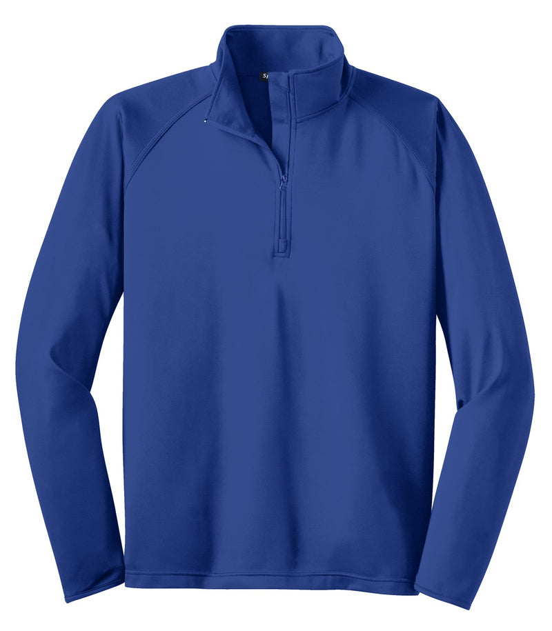 Sport-Tek Tall Sport-Wick Stretch 1/4-Zip Pullover - True Royal