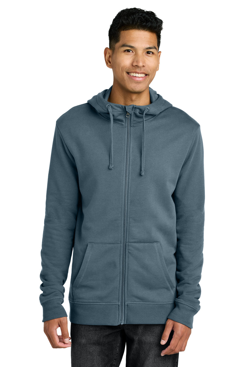 LIMITED EDITION tentree Organic Cotton Fleece Full-Zip Hoodie - Vintage Blue