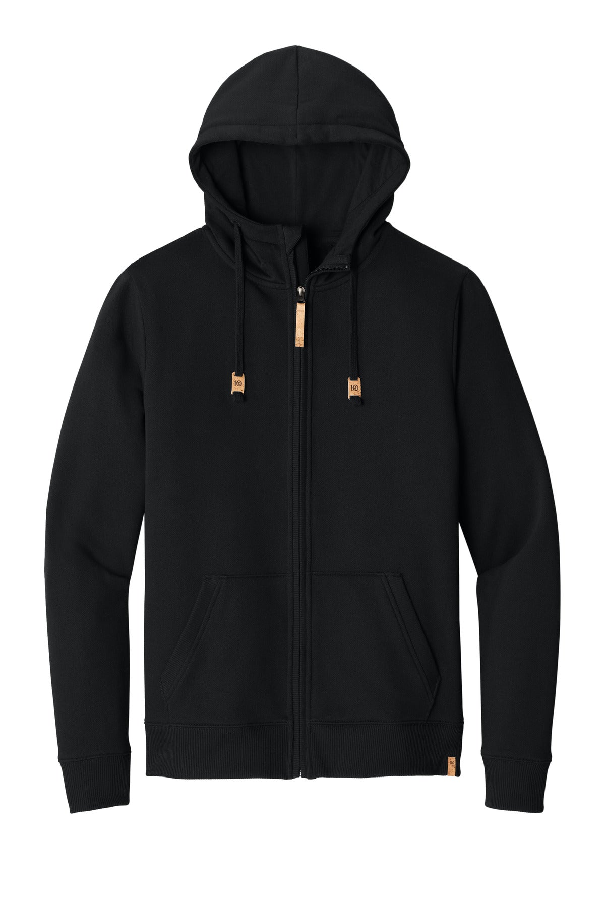tentree Space Dye Fleece Full-Zip Hoodie - Meteorite Black