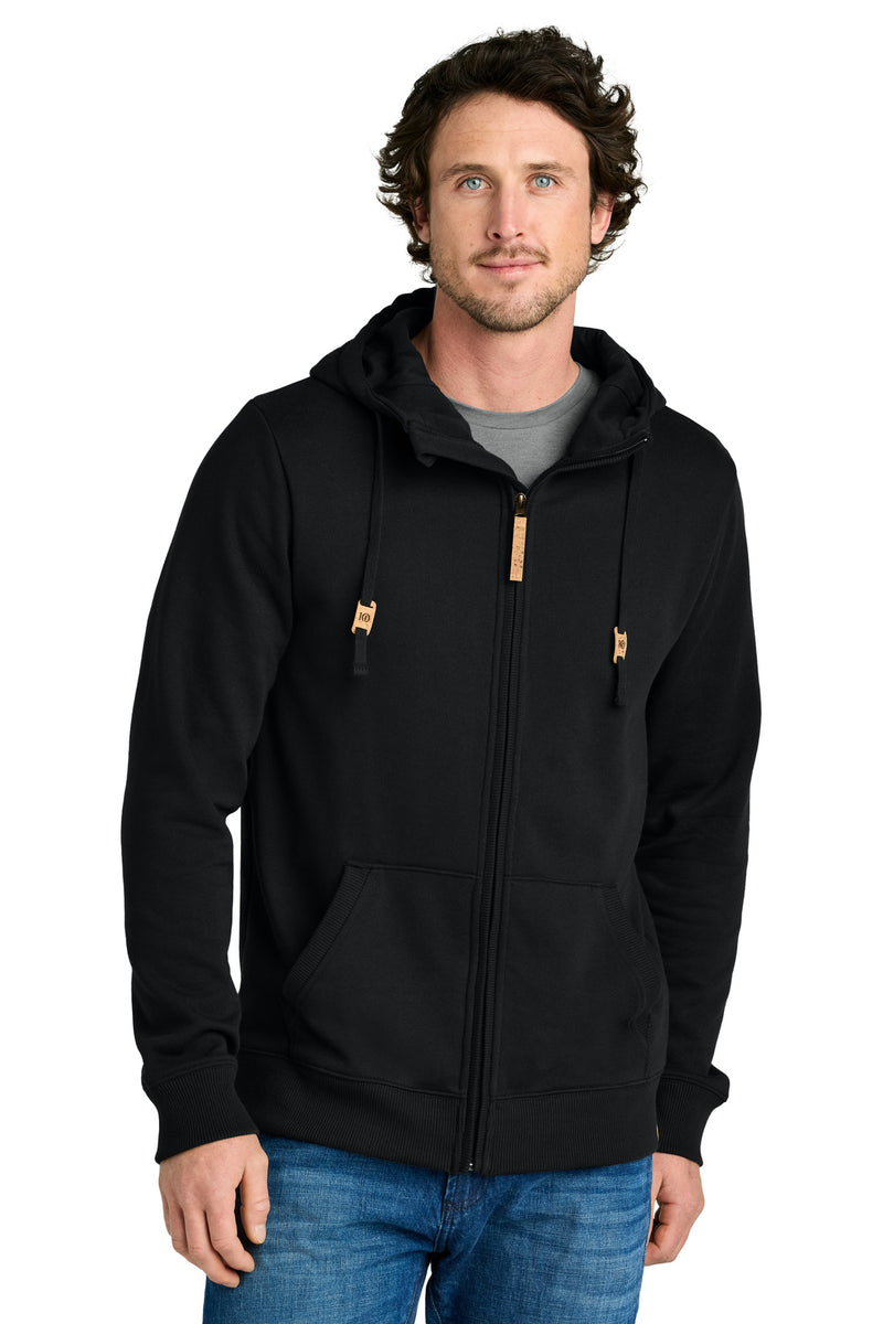 tentree Space Dye Fleece Full-Zip Hoodie - Meteorite Black
