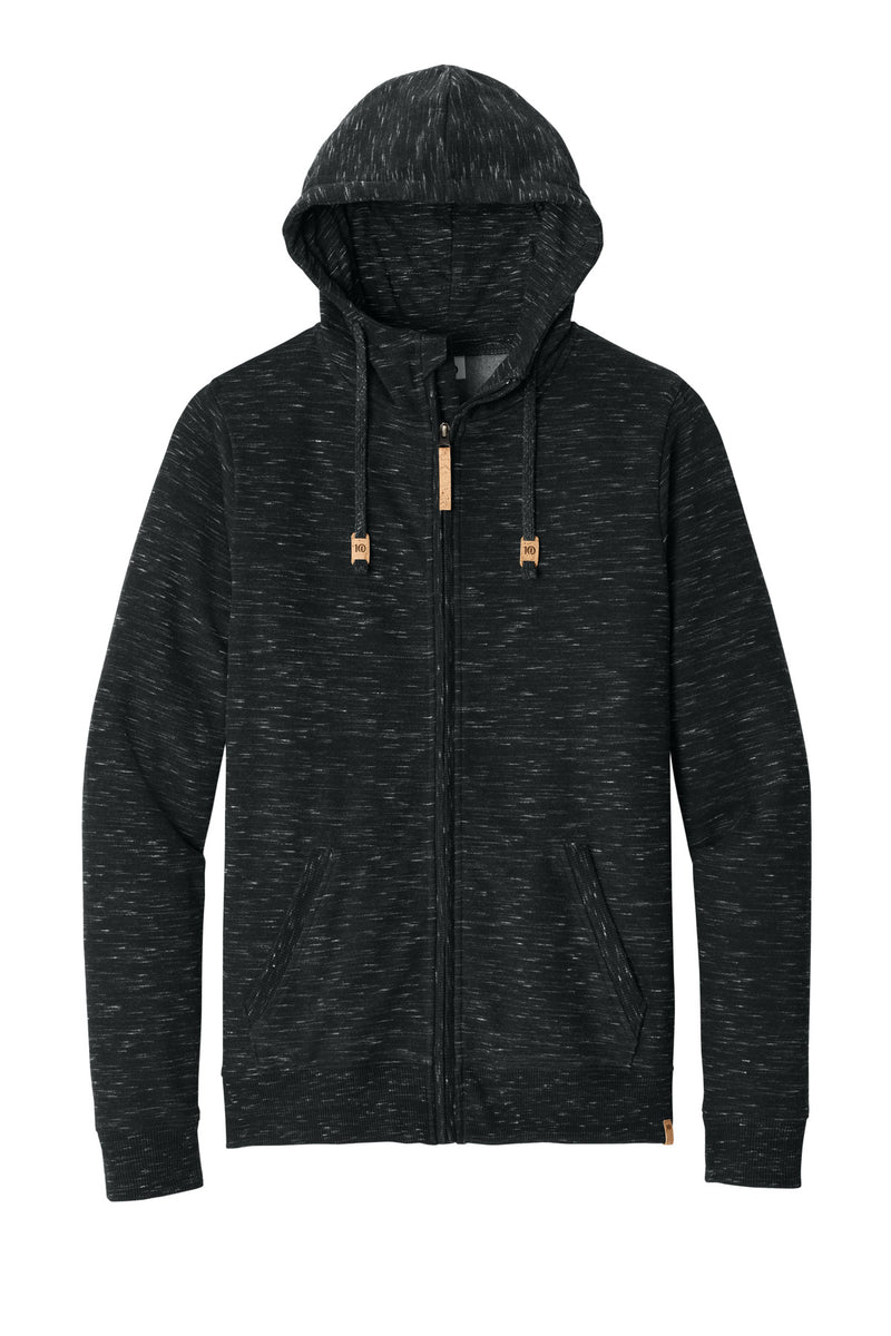 tentree Space Dye Fleece Full-Zip Hoodie - Meteorite Black Space Dye
