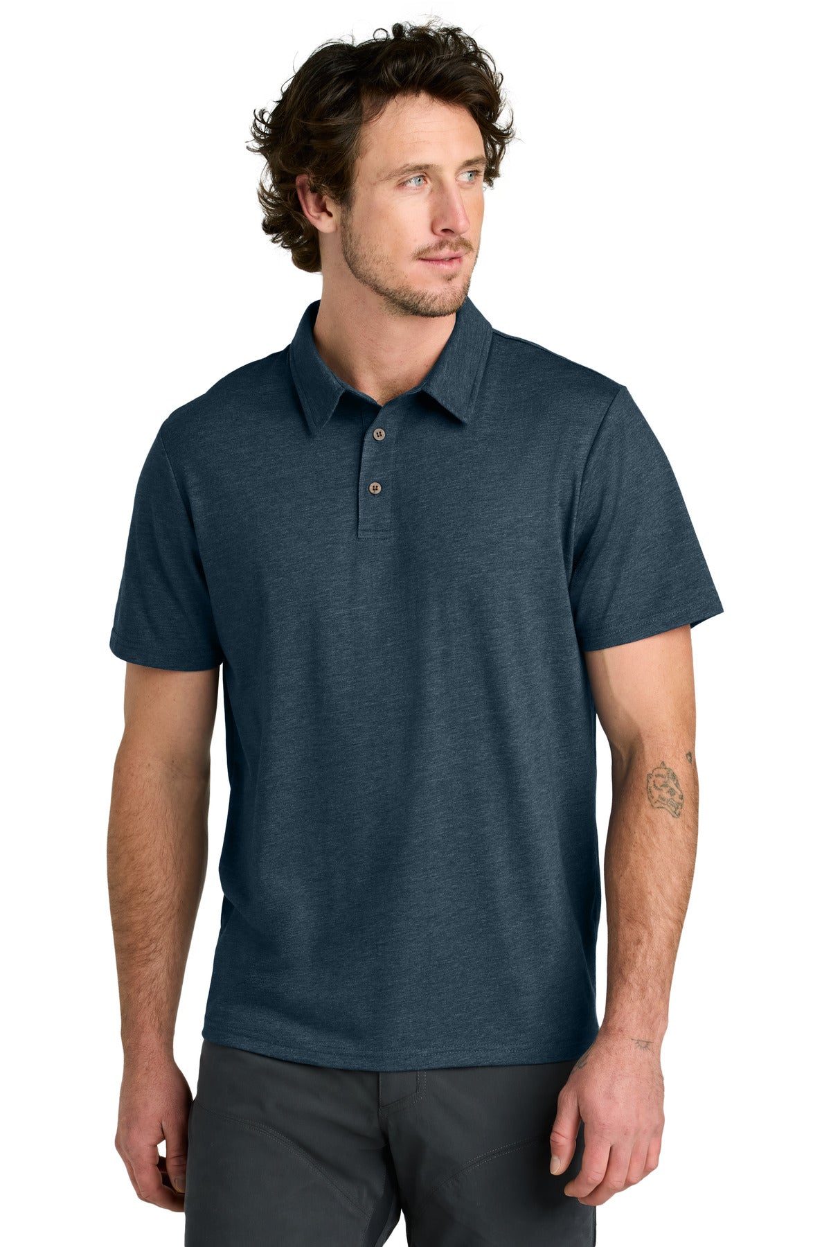 LIMITED EDITION tentree TreeBlend Polo - Moonlit Ocean Heather